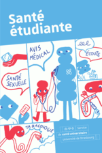 Couverture de la plaquette intitulée « Santé étudiante »
